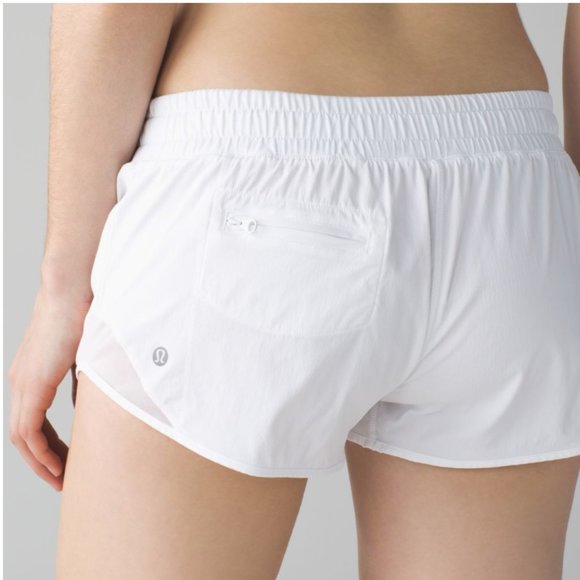 lululemon athletica Pants - Lululemon Hotty Hot Short *2.5" White 10